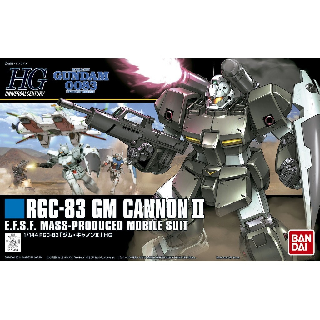 Mô hình lắp ráp HG 1/144 UC GM Striker command type c HGUC series các loại GM