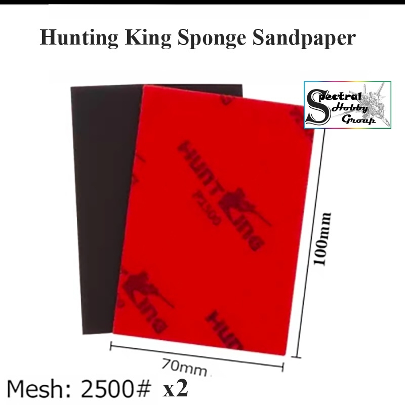 Nhám xốp 3M Hunting King chà nhám đánh bóng - Soft sanding sponge #180 - #3000 dụng cụ mô hình