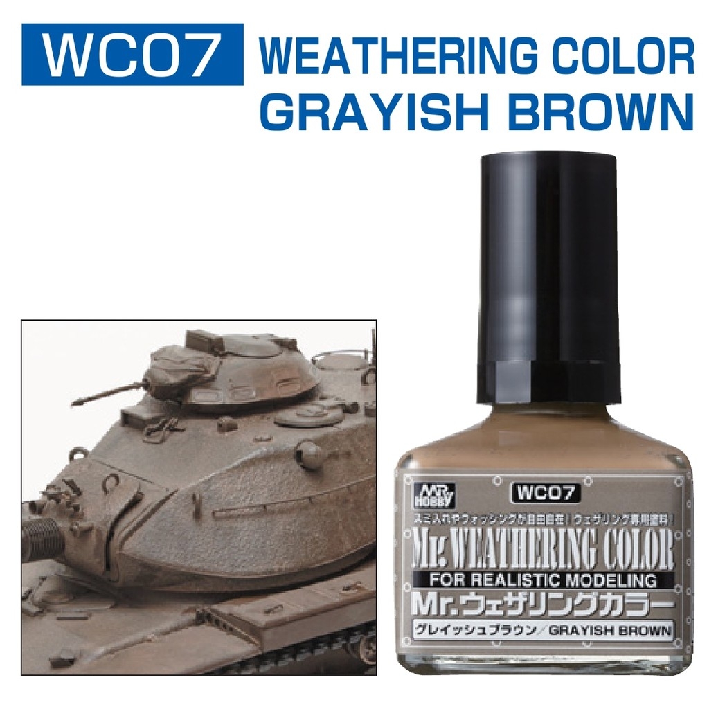 Sơn mô hình mr.hobby Dung dịch Mr Weathering Color | Panel Line - tool hobby