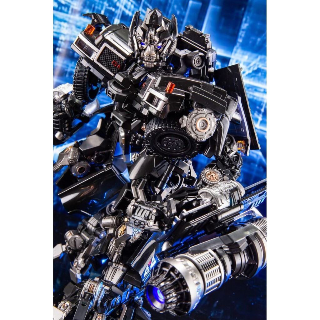 Mô hình Transformer Black Mamba LS09 Iron Leather Weapon Expert Alloy Edition Deformation