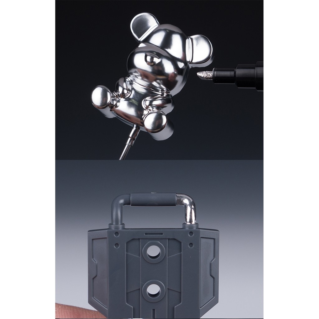 Dụng cụ bút sơn HOBBY MIO chrome silver | gold super metallic color gundam marker