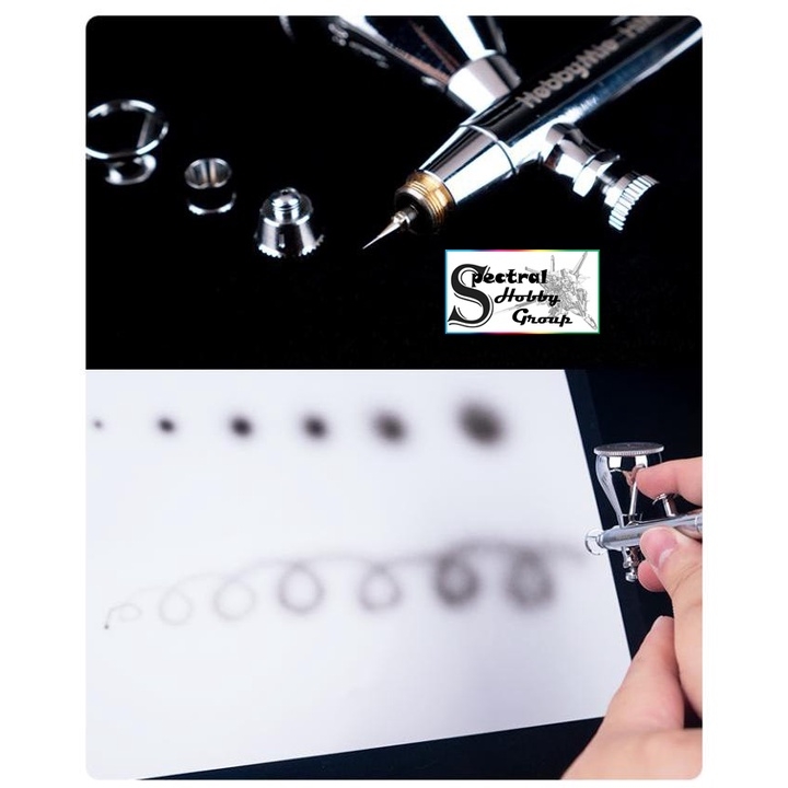 Dụng cụ bút sơn mô hình Hobby Mio HM331 0.3mm pen Double Action Airbrush