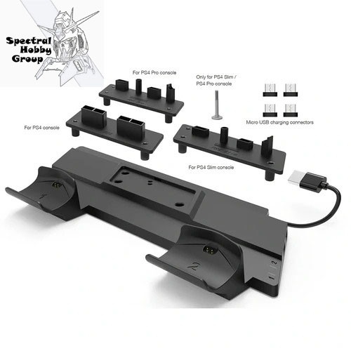 Đế chân đứng sạc cho PS4 Slim Pro P4 Multifunctional stand TP-19061 Dobe