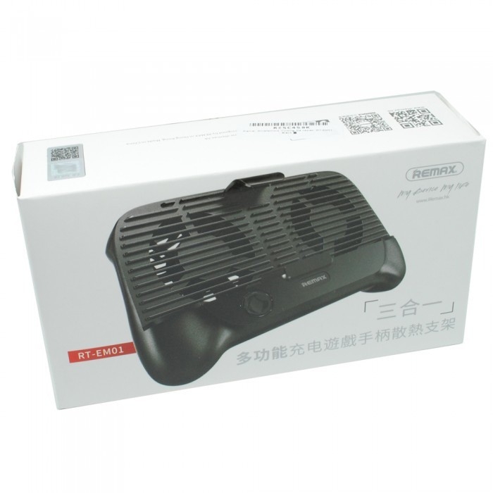 Tay cầm tản nhiệt Remax RT-EM01 cho điện thoại kèm sạc dự phòng 2000mah