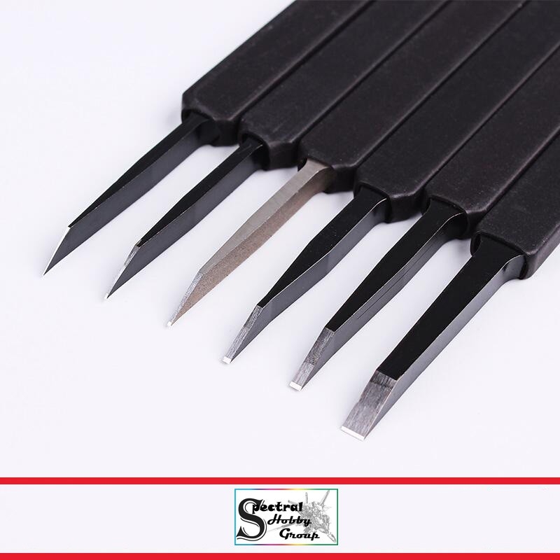 Dụng cụ kĩ thuật khắc mỹ thuật Chisel Blade kẻ tạo line 0.15 - 3.0mm CNDRAGON