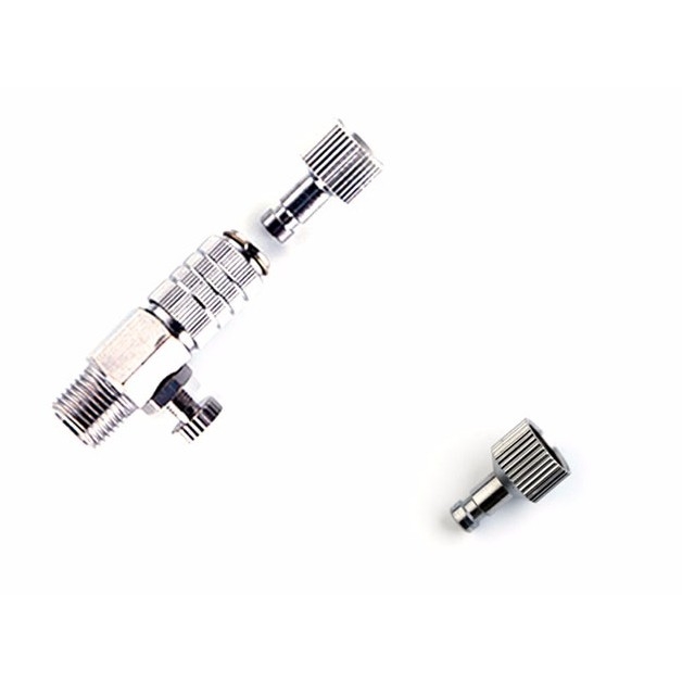 Dụng cụ mô hình bộ tháo rút bút sơn thay nhanh airbrush quick plug connector UA90051
