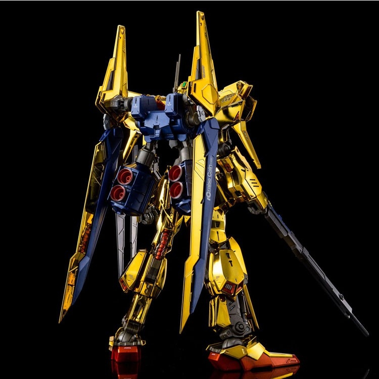 Mô hình lắp ráp MG 1/100 HYAKU SHIKI RAISE CAIN MSR-00100RC Gold Coating P-BANDAI