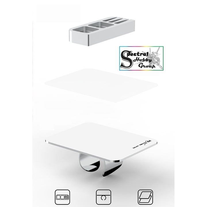 Dụng cụ sơn vẽ cọ mô hinh bảng màu ngón tay từ tính Galaxy Finger Palette Coloring T12A09