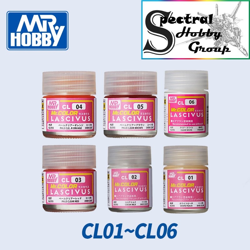 Sơn mô hình màu da figure skin color mr.hobby Lascivus CL01 ~ CL09 CL skintones series