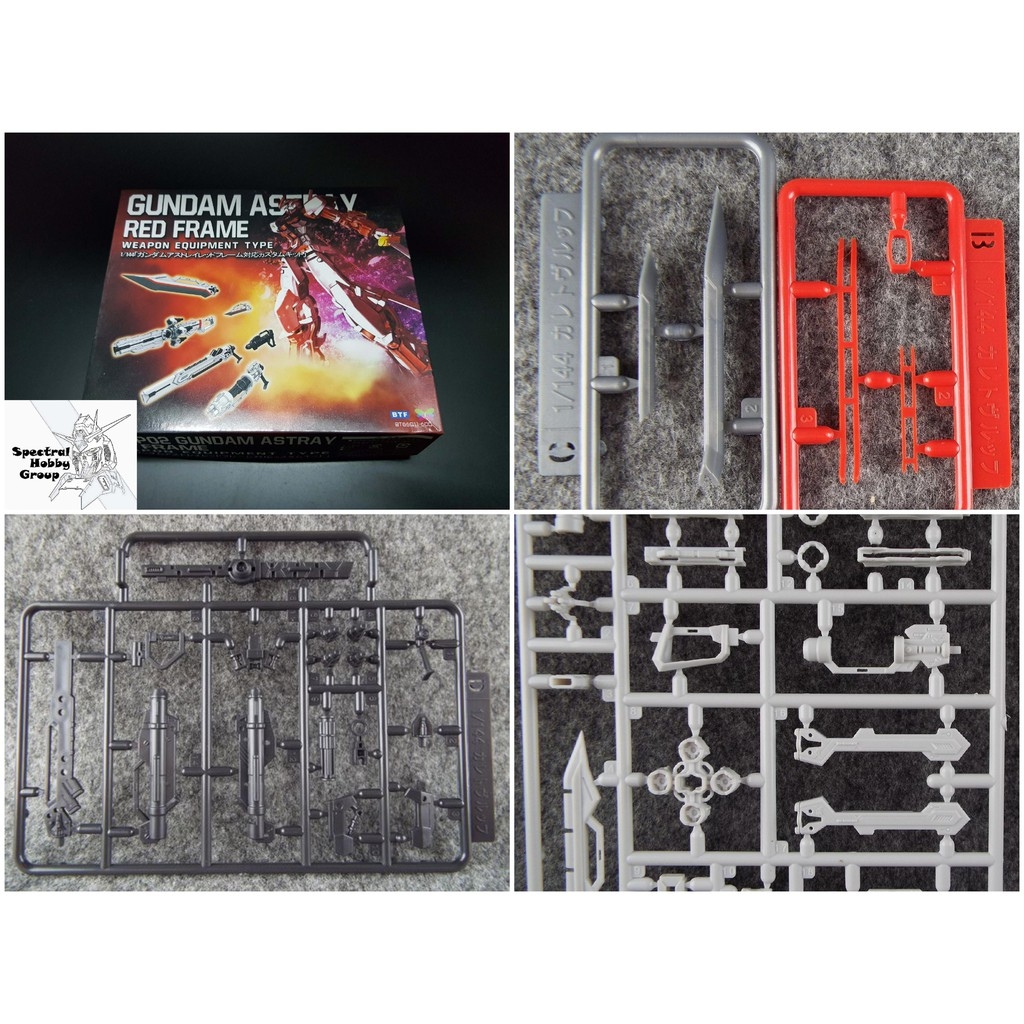 Phụ kiện lắp ráp RG HG 1/144 Súng kiếm Weapon Sword gundam astray red blue frame - BTF