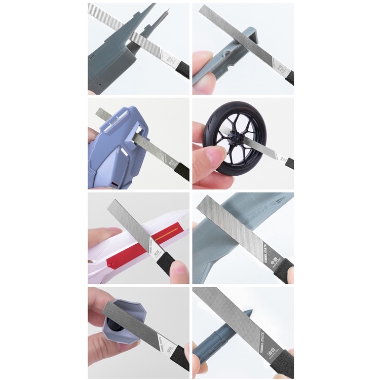 Dụng cụ nhám dũa Galaxy 2 mặt mài mịn chất lượng cao metal double sided grinding flat file fine/coarse T05F