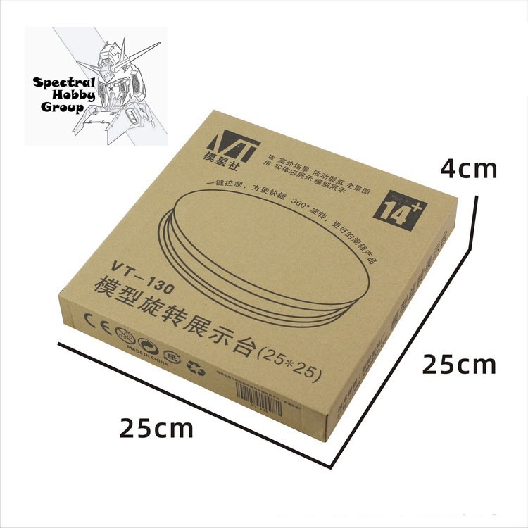 Đế xoay Base xoay Display stand rotating platform VT127 VT130 rotate Turntable chụp sản phẩm mô hình