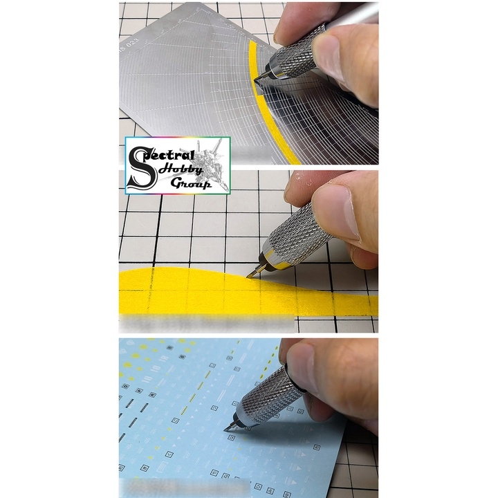 Dụng cụ dao mô hình kĩ thuật MS052 lưỡi bút cắt masking tungsten steel thin blade 45°/60° pen sharpener