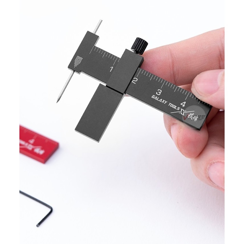 Dụng cụ GALAXY chisel kẻ khắc đều line song song Isometric Parallel Marker scriber metal tool
