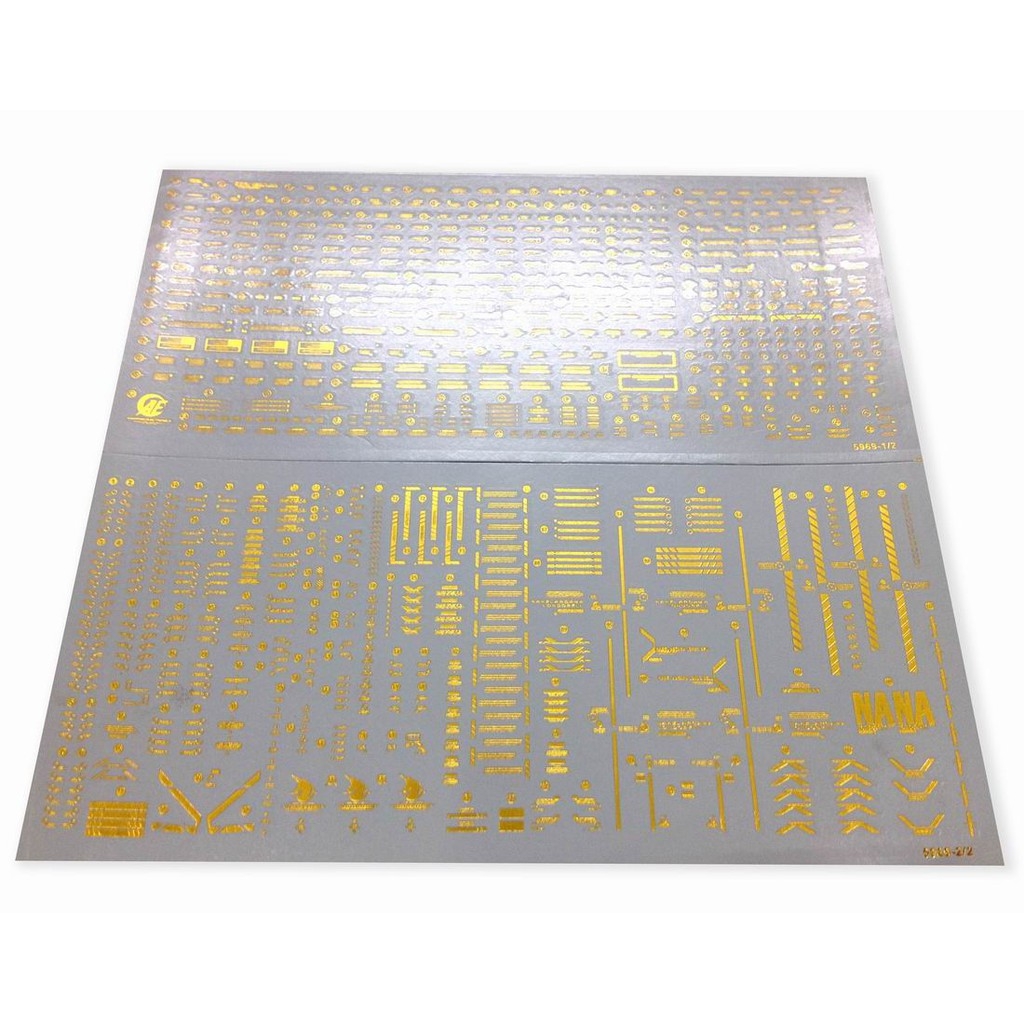 Decal nước dán mô hình UNICORN Gundam MG Mega size MGEX các loại Water sticker