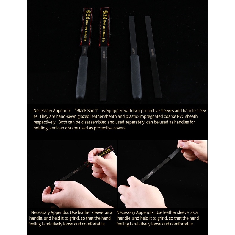 Dụng cụ dũa nhám mài mịn cho mô hình Border BD0039 Hsiang HMT model tool