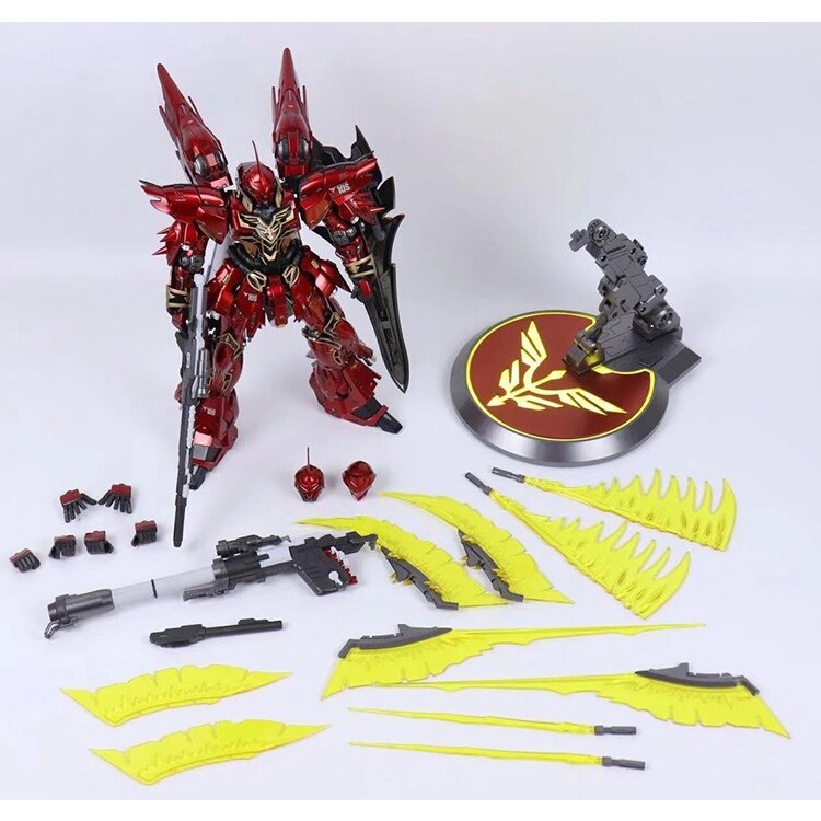 Mô hình MB Metal Build 1/100 Sinanju có led MS-10S Mettallic / Matt color