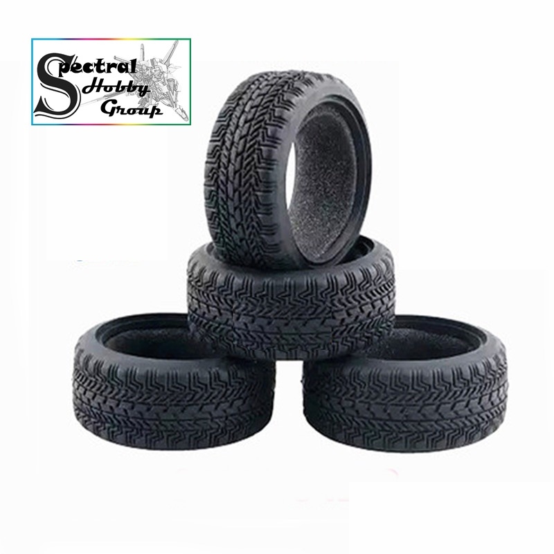 Phụ kiện Mô hình điều khiển RC Car: Tire lốp xe cao su HSP 94122 94123 ô tô 1/10 các loại Accessories rc