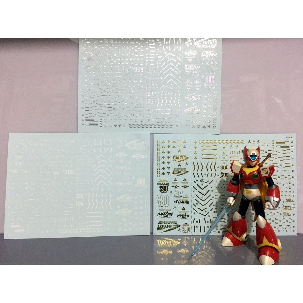 Decal nước dán mô hình SINANJU MG RG HG các loại Water sticker