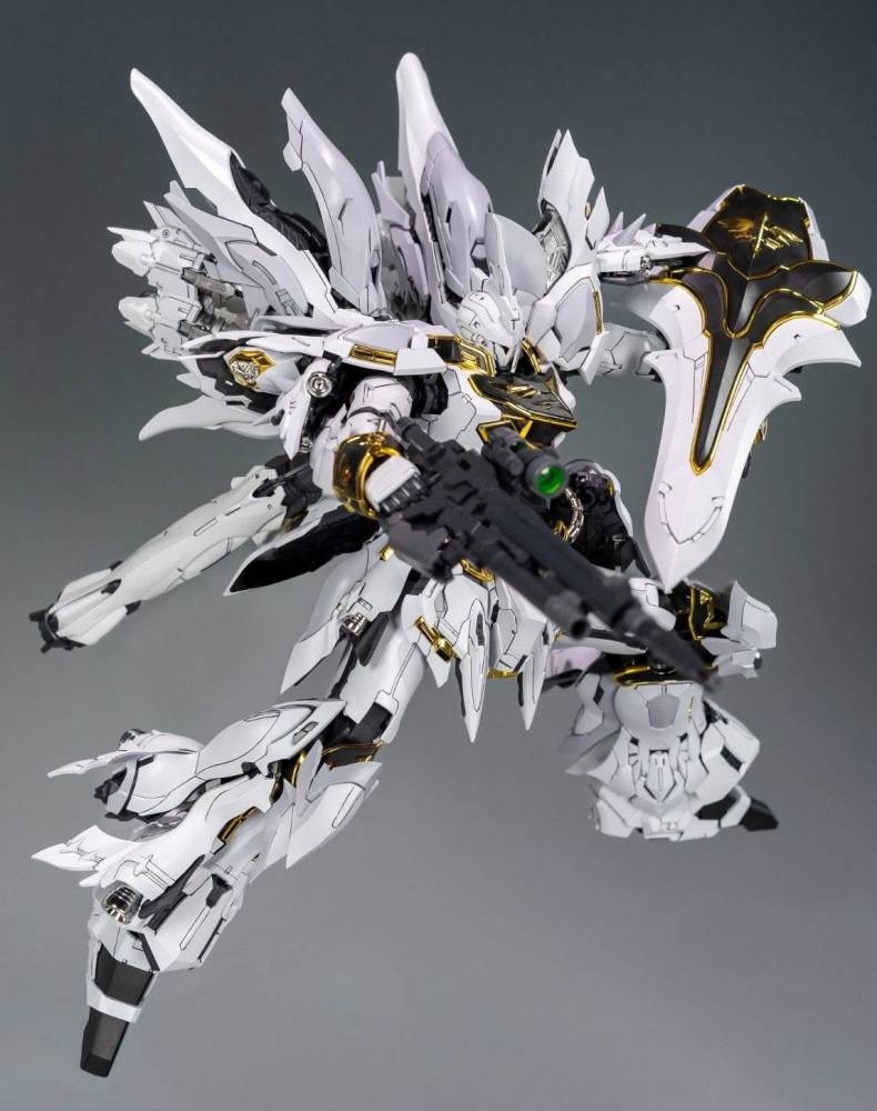 Mô hình lắp ráp MG 1/100 Sinanju Takumi White Color - Comet Technology
