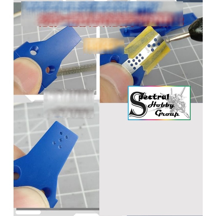 Dụng cụ mô hình Ustar Metal masking template detail line gundam UA80206