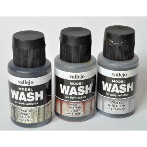 Sơn nước Acrylic Vallejo WASH tạo hiệu ứng mài mòn thời tiết AV 76505 76516 các loại