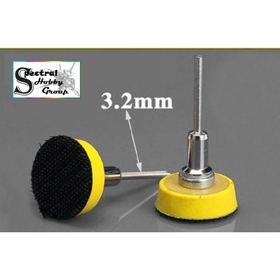 Giấy nhám, xốp, đầu dính đánh bóng 25mm gắn máy mài mini sandpaper disc #400-7000 grinding self-adhesive polishing