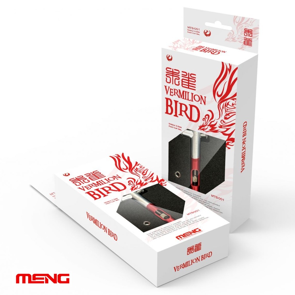 Bút sơn mô hình VERMILION BIRD 0.3mm MENG MST-01