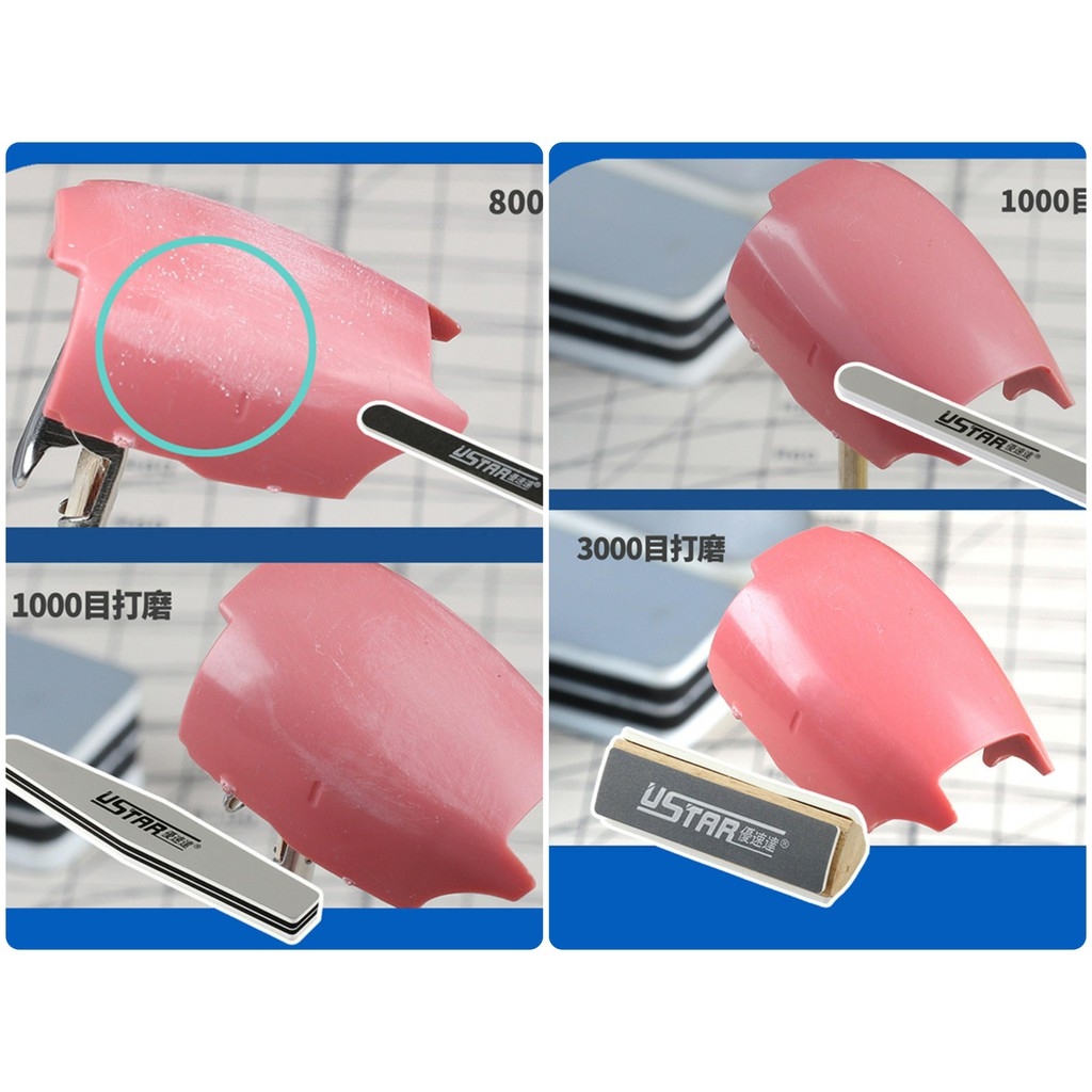 Nhám mịn ustar UA91605 #800 - 5000 / nhám 2 4 mặt 1000-4000