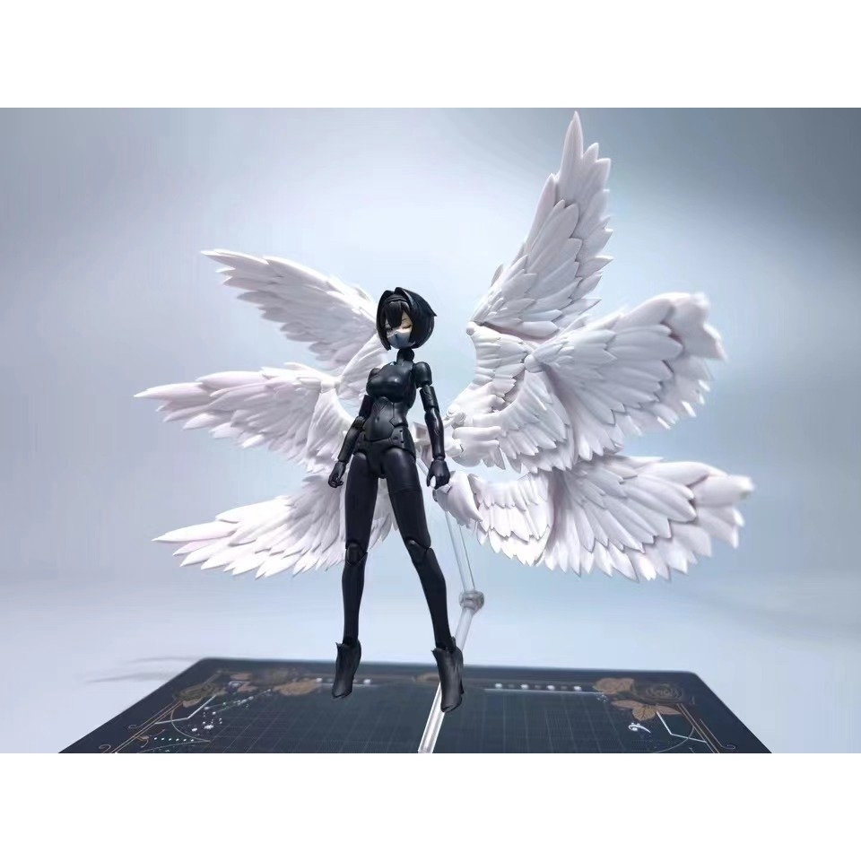 Phụ kiện mô hình cánh chim RCW Six Wing Angel cho Pretty armor girl PA 1/12 gundam 1/144 set