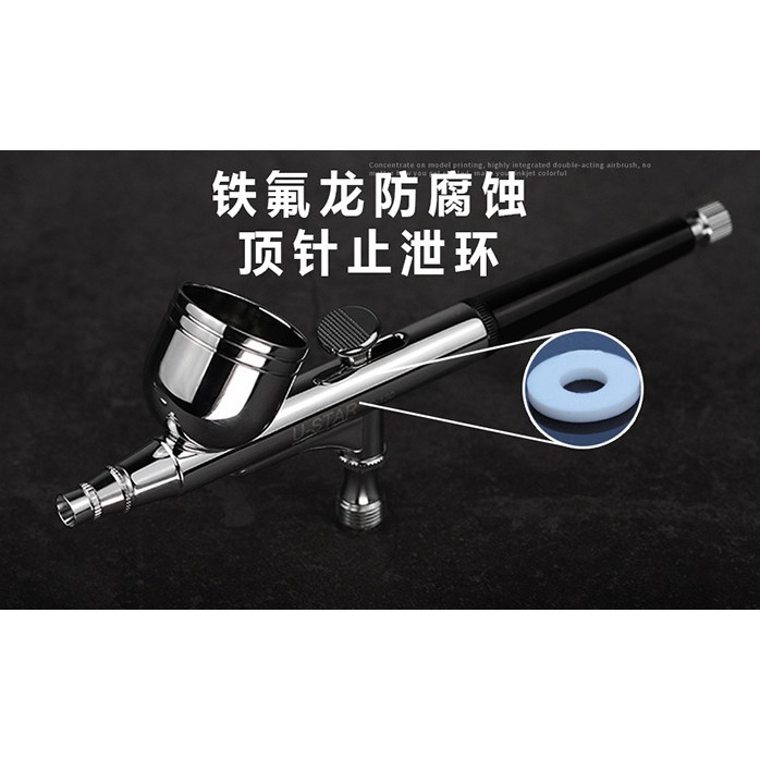 Bút sơn mô hình Airbrush Ustar s120 0.2mm s130 0.3mm s150 0.5mm U-star