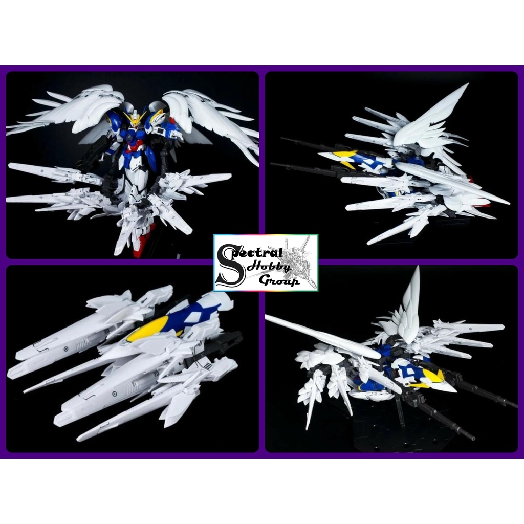 Phụ kiện lắp ráp MG 1/100 HIRM Snow White Wing Zero Pack Wing cannon (sp không kèm gundam)