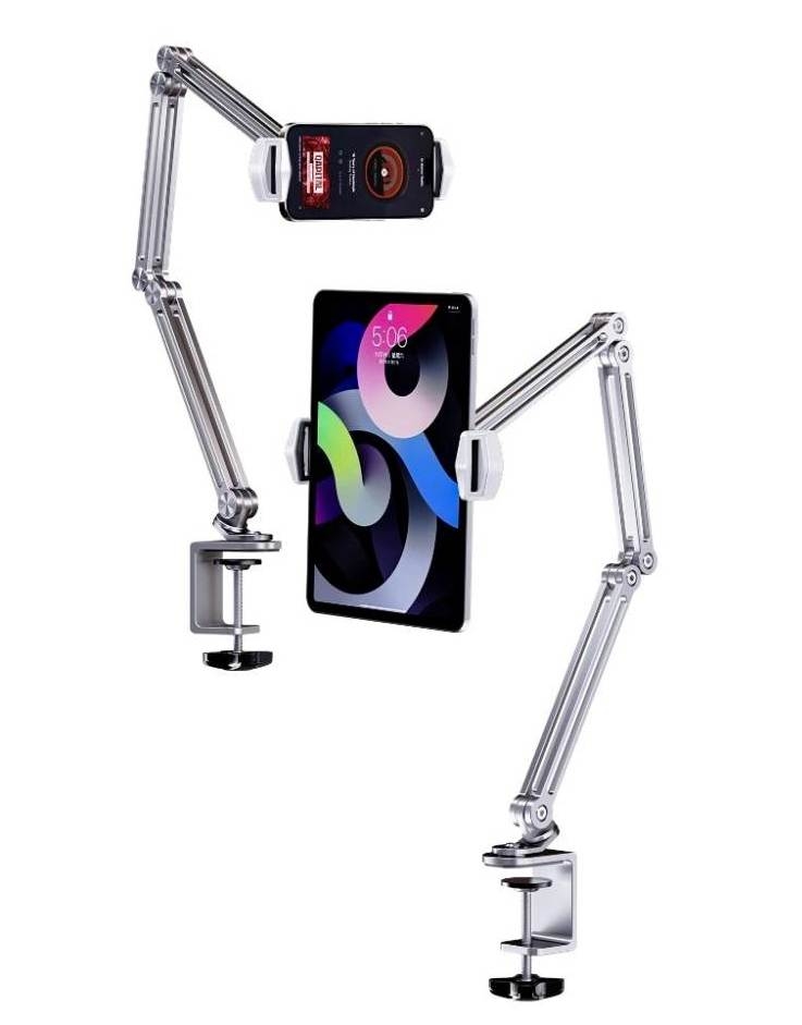 Giá Đỡ Arm nâng Điện Thoại Máy Tính Bảng CT9 Aluminum Alloy Bracket 360 Degree Universal stand for phone tablet stand adjustable