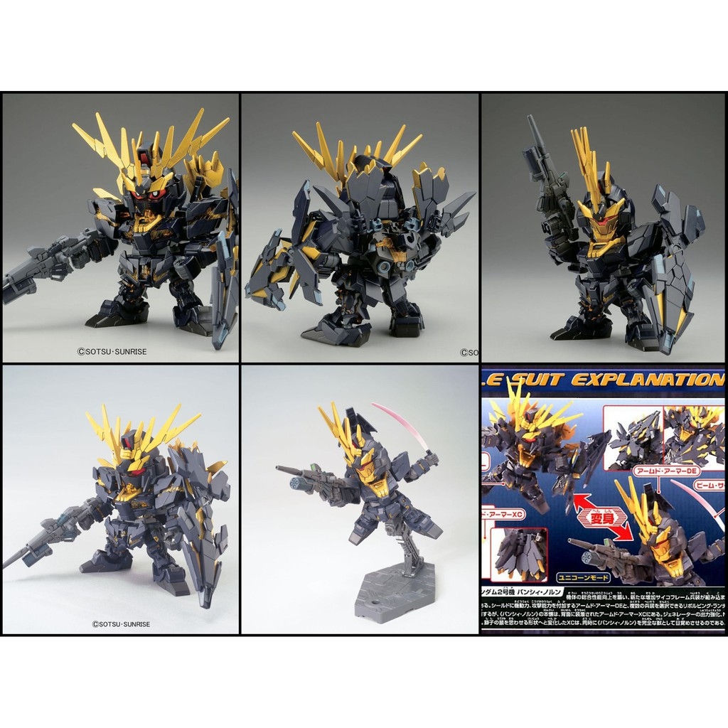Mô hình lắp ráp SD UC Unicorn Gundam 02 Banshee - Norn - bandai