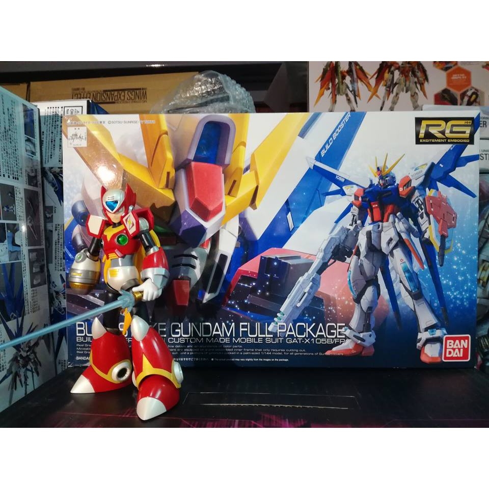 Mô hình lắp ghép RG 1/144 GAT-X105B FP Build Strike Gundam Full Package