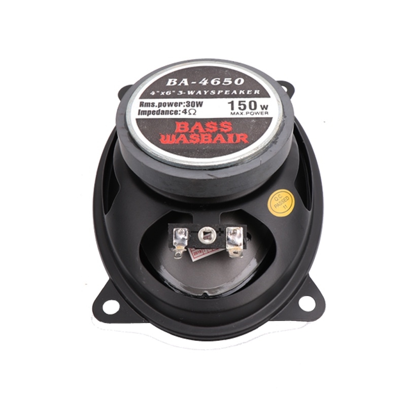 Cặp Loa Bầu Dục 4x6 inch (10 x 16 cm) Đồng Trục 3 Đường Tiếng 150W BA-4650 70Hz-20KHz 3-Way Audio Stereo Coaxial