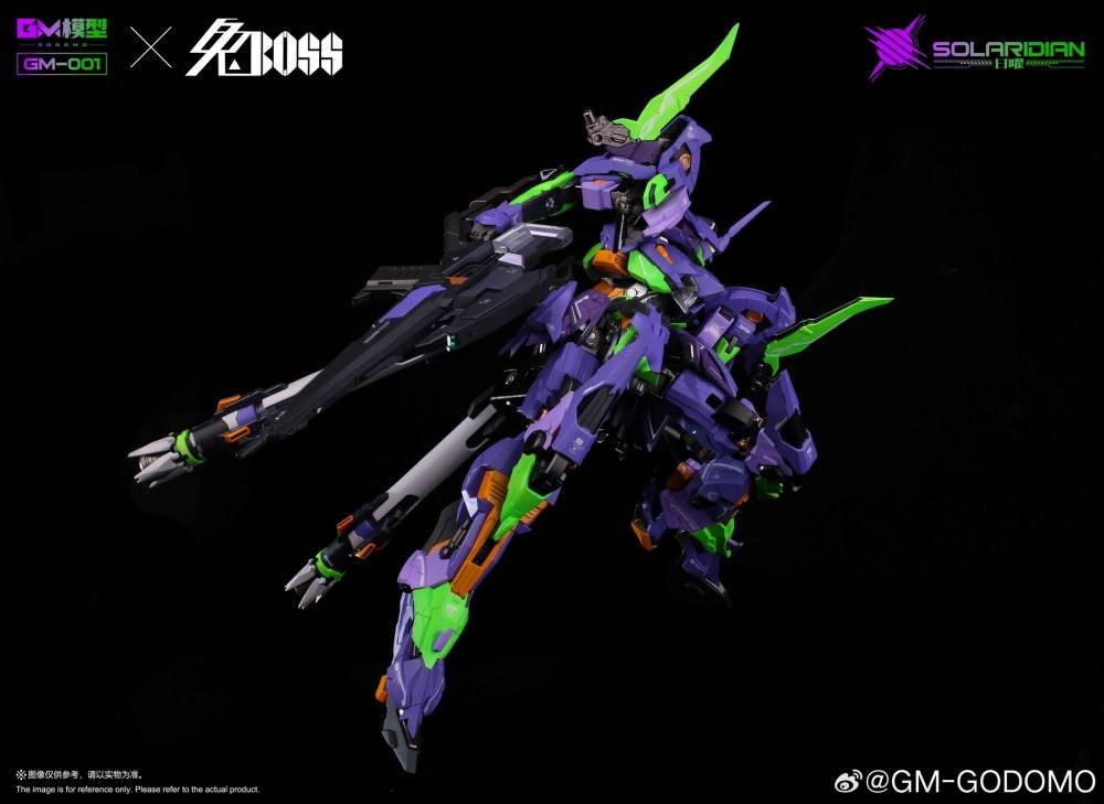 Mô hình lắp ráp MG 1/72 Solaridian EVA-01 color GM GODOMO metal frame