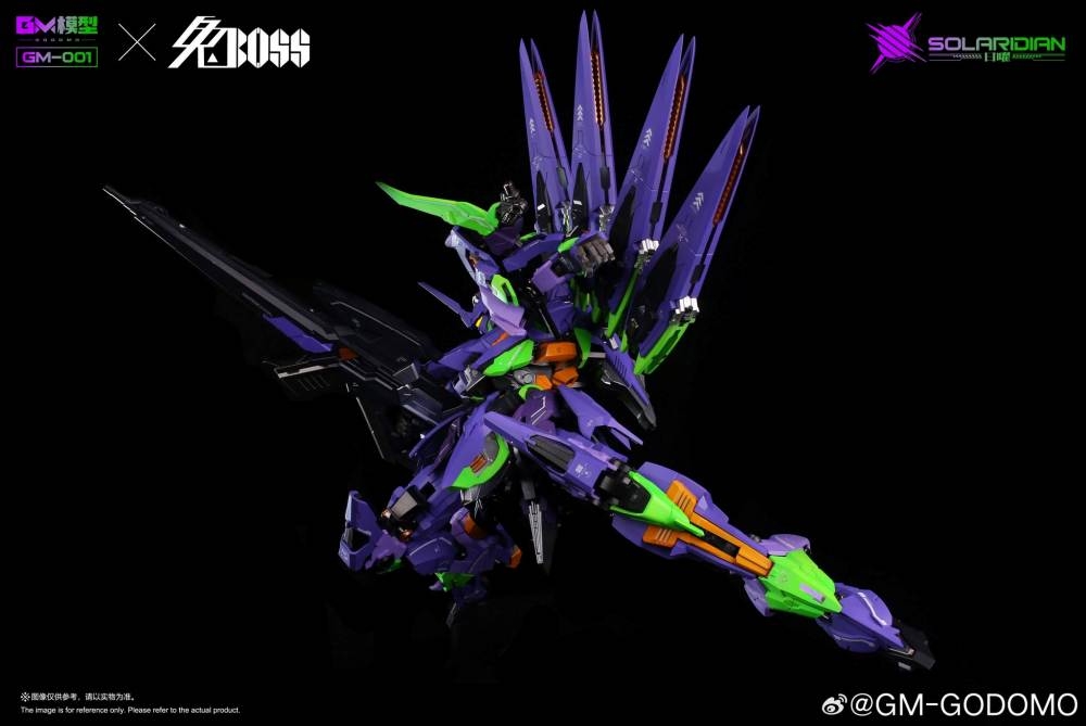 Mô hình lắp ráp MG 1/72 Solaridian EVA-01 color GM GODOMO metal frame