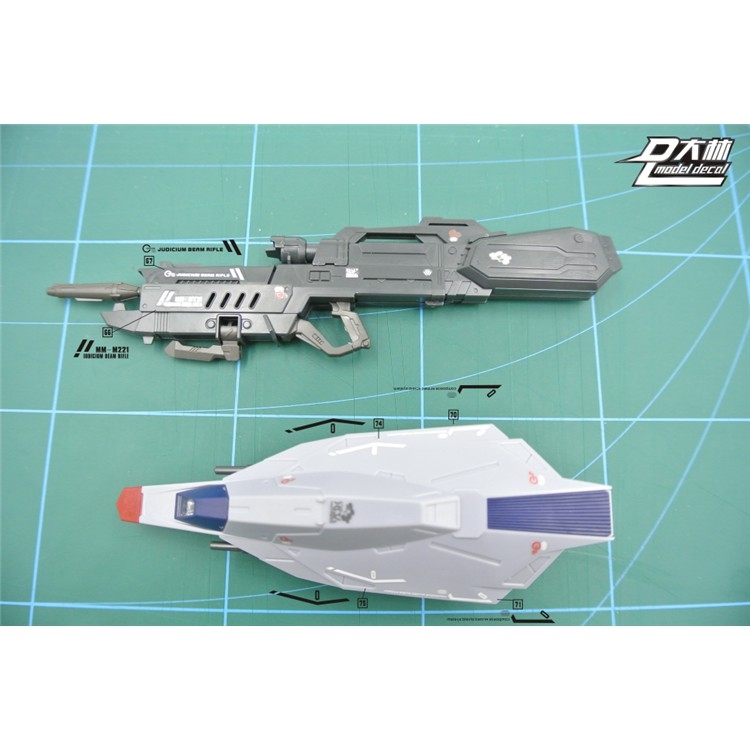 Decal nước dán mô hình MG HG Providence các loại - Water sticker tool hobby