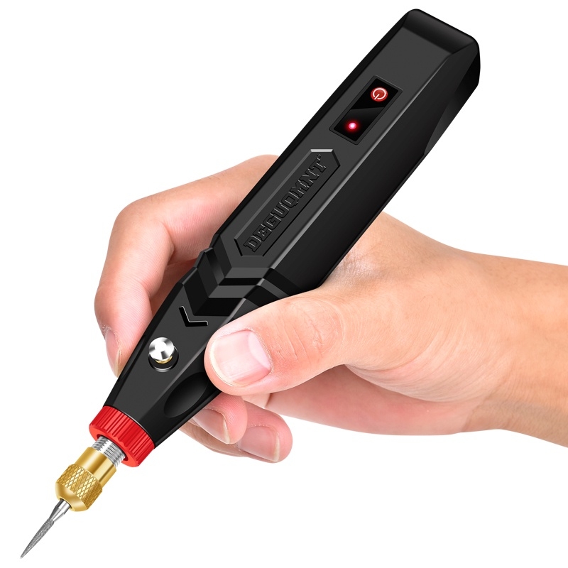 Máy khoan mài cầm tay không dây mini DEGUQMNT 6 cấp độ Rechargeable Wireless Lithium Electric Grinding MNT992703