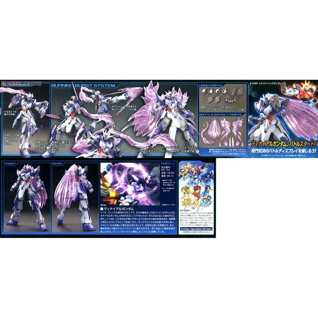 Mô hình lắp ráp HG 1/144 BF Denial Gundam HGBF bandai