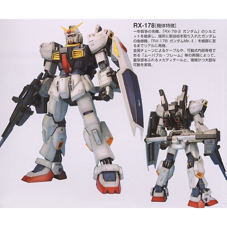 Mô hình lắp ráp PG 1/60 Gundam RX-178 Gundam Mk-II AEUG TITANS- MK2 MK II BANDAI