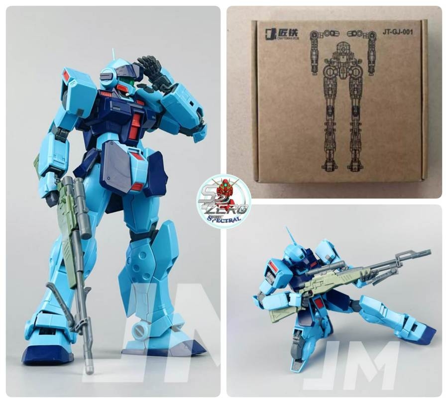 Mô hình lắp ráp MG 1/100 GM Sniper 2 RGM-79SP (metal frame) Iron Hawks model