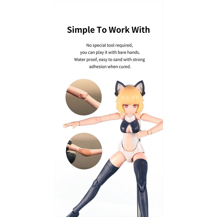 Dụng cụ Dspiae Chất nặn tạo hình / sửa mô hình / làm khuôn Modeling Epoxy Putty AB MEP