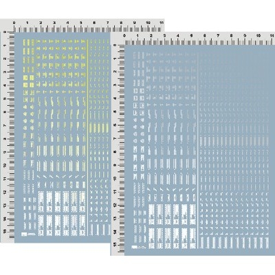 Decal nước dán mô hình NC05 cảnh báo General Warning Caution EVO RB MG HG RG series