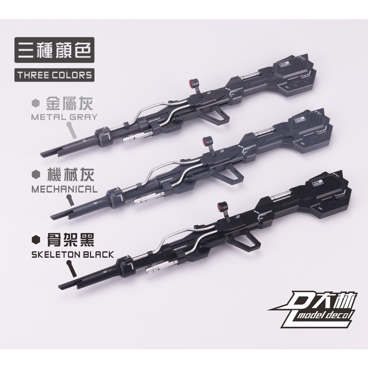 Phụ kiên kiện mô hình 1/100 M69 Heavy Ion Cannon Weapon custom cho MG gundam các loại