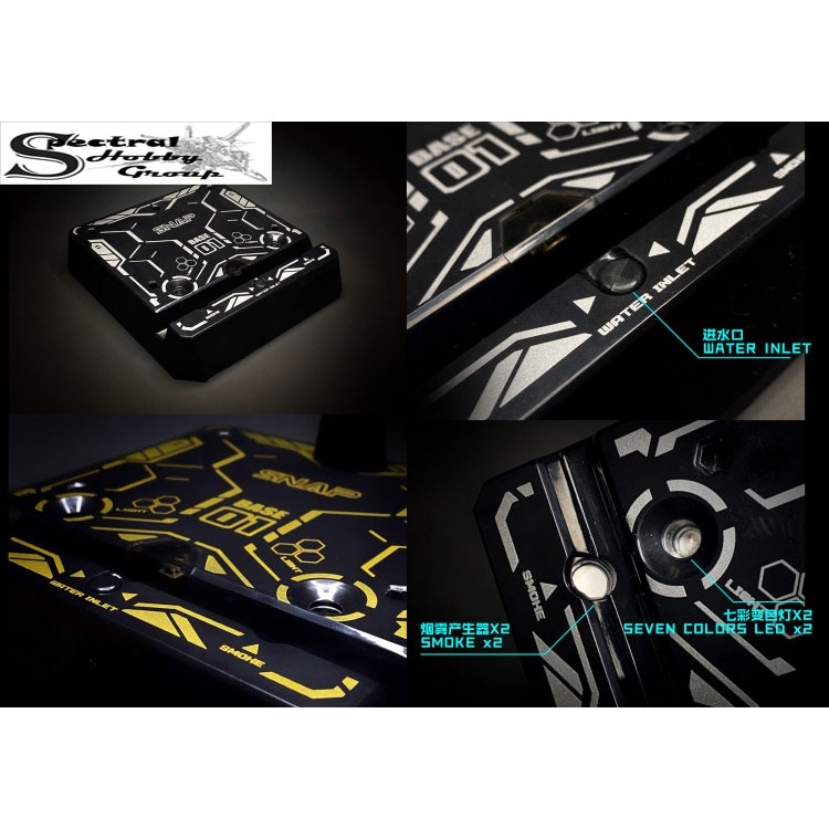 Đế giá đỡ Ation Base phun khói Figure SHF 1/6 1/12 MG 1/100 HG RG 1/144 spray platform smoke remote display stand