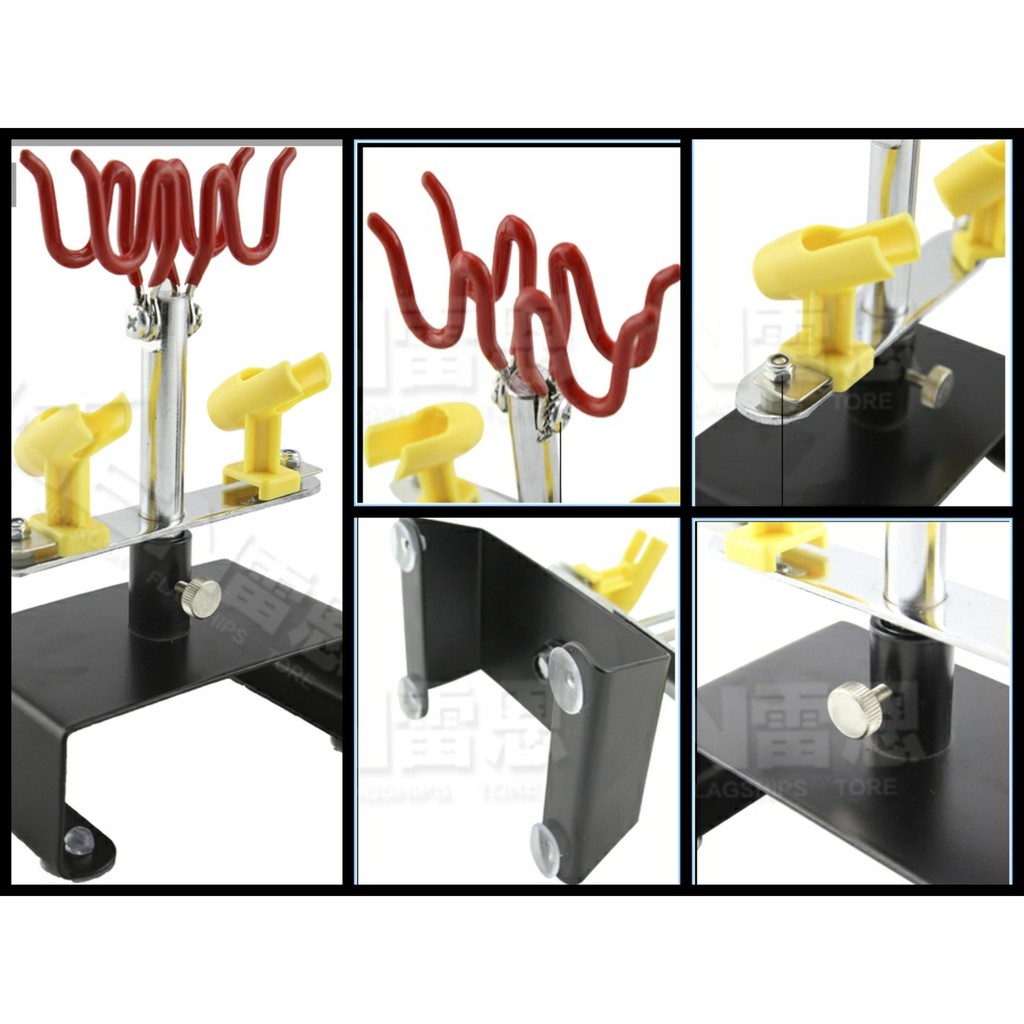 Dụng cụ Gác bút sơn đa năng Holder pen airbrush placement rack fixed table clamp bracket