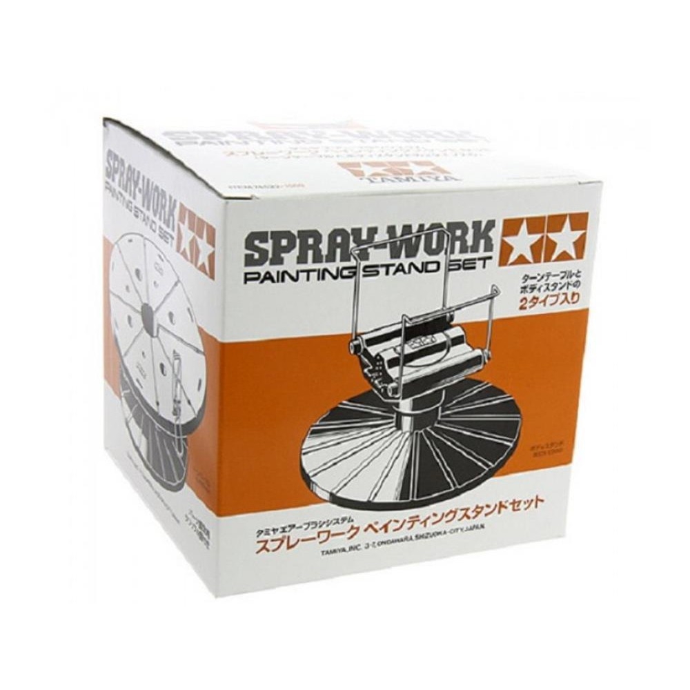 Đế base xoay đỡ sơn mô hình Spray Work Painting Stand Set 74522 Tamiya