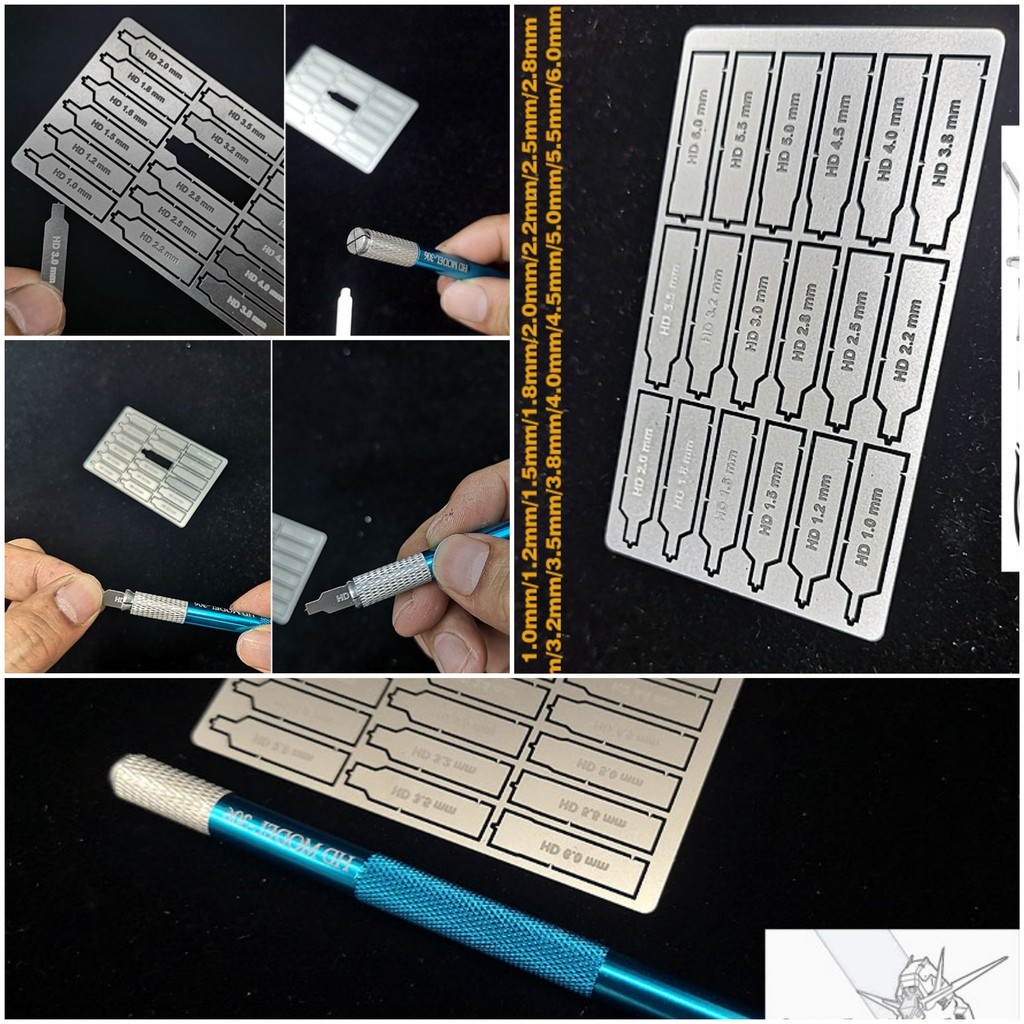 Dụng cụ mô hình ALEXEN HD AJ0049 mũi khoan bằng flat tròn Bottom pin drill
